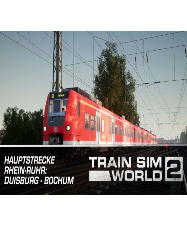 Train Sim World 2 - Hauptstrecke Rhein-Ruhr: Duisburg - Bochum Route Add-On DLC Steam Key GLOBAL